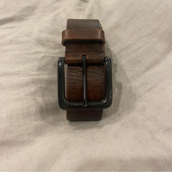 Leather RUDSAK belt - Picture 3 of 4